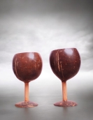 Eco-Friendly Wine Cup Made from Coconut Shell