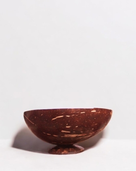 Eco-Friendly Ice Cream Bowl Made from Coconut Shell