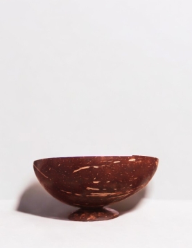 Eco-Friendly Ice Cream Bowl Made from Coconut Shell