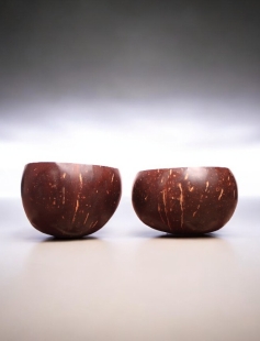 Eco-Friendly Coconut Shell Soup Bowl