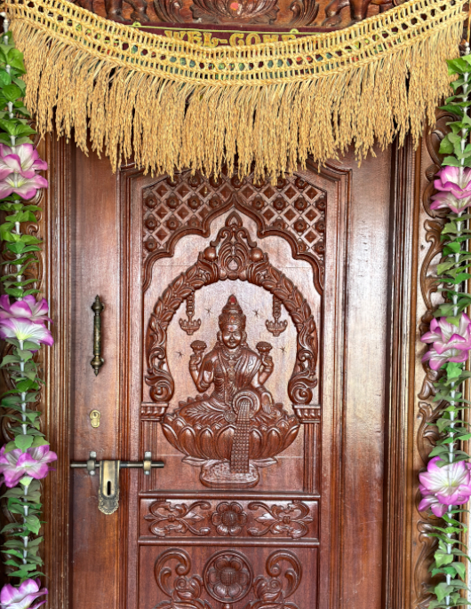 Paddy Toran - Natural Paddy Thorana For Main Door And Pooja Room