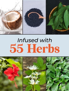 55 Herbal Oil - Natural Nourishment for Healthy Hair