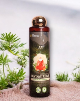 55 Herbal Oil - Natural Nourishment for Healthy Hair