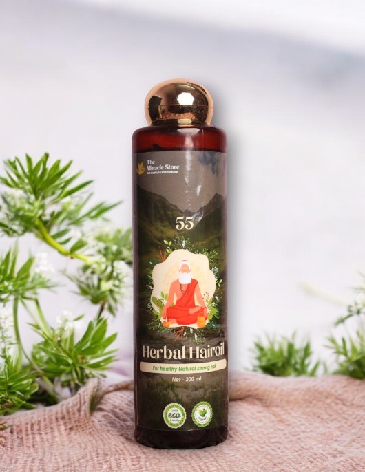 55 Herbal Oil - Natural Nourishment for Healthy Hair