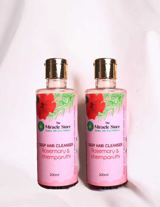 Rosemary & Chembaruthi Shampoo -Deep Hair Cleanser